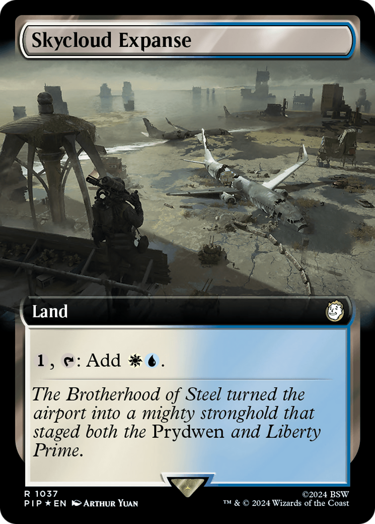 Skycloud Expanse (Extended Art) (Surge Foil) [Fallout] | Webway Games