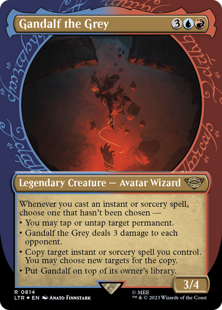 Gandalf the Grey (Showcase) (Surge Foil) [The Lord of the Rings: Tales of Middle-Earth] | Webway Games