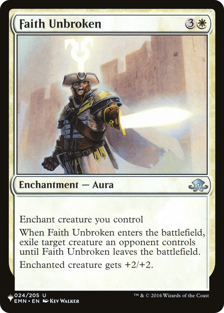 Faith Unbroken [The List] | Webway Games