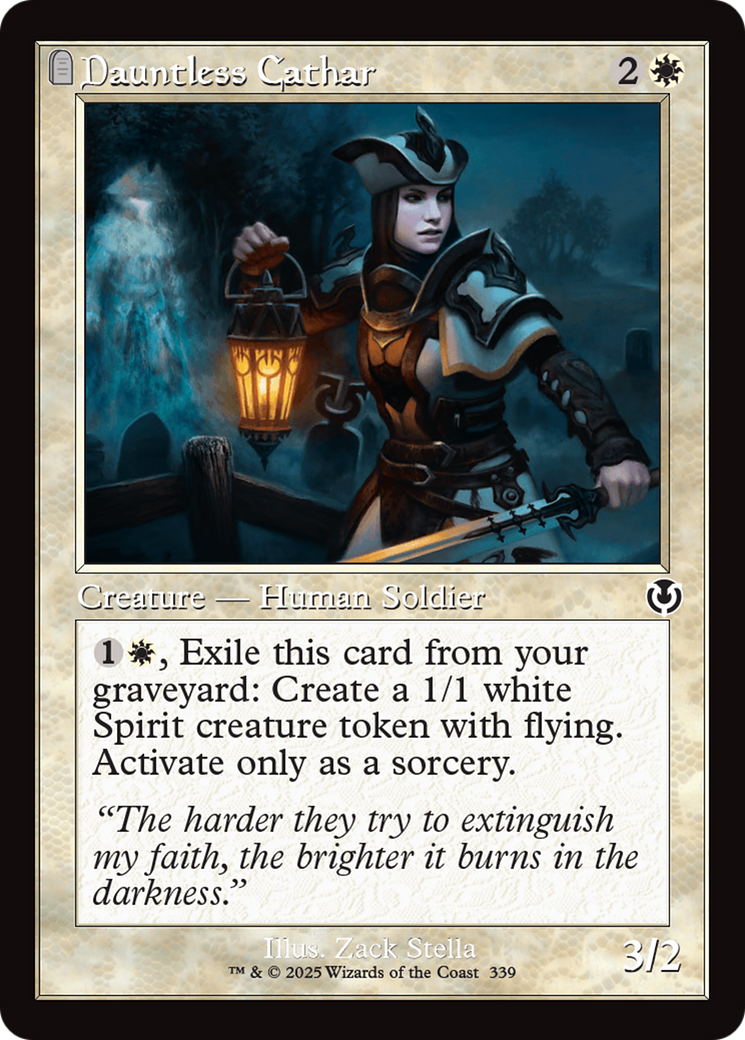 Dauntless Cathar (Retor Frame) [Innistrad Remastered] | Webway Games