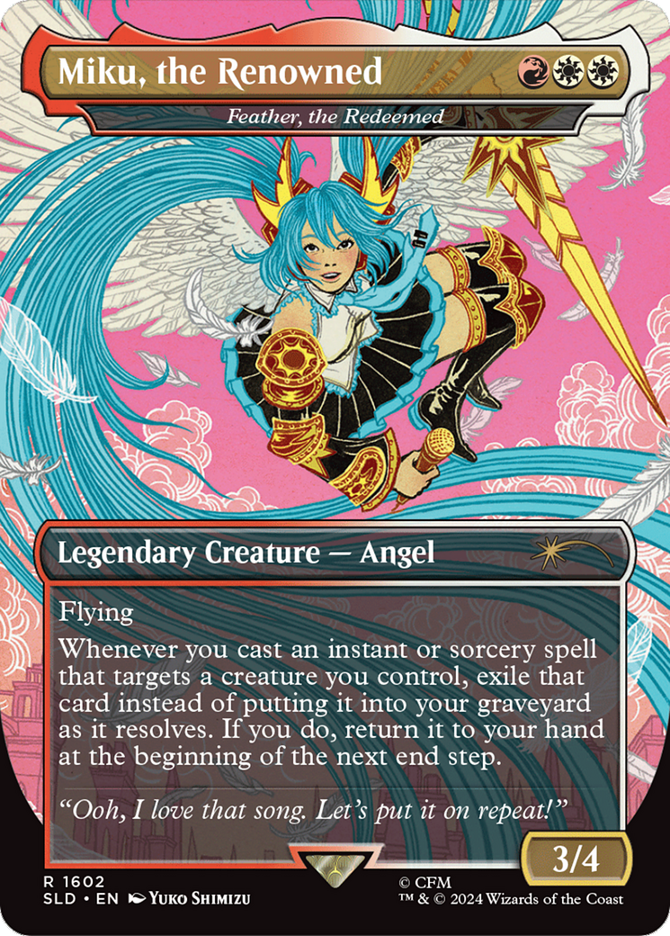 Miku, the Renowned - Feather, the Redeemed [Secret Lair Drop Series] | Webway Games