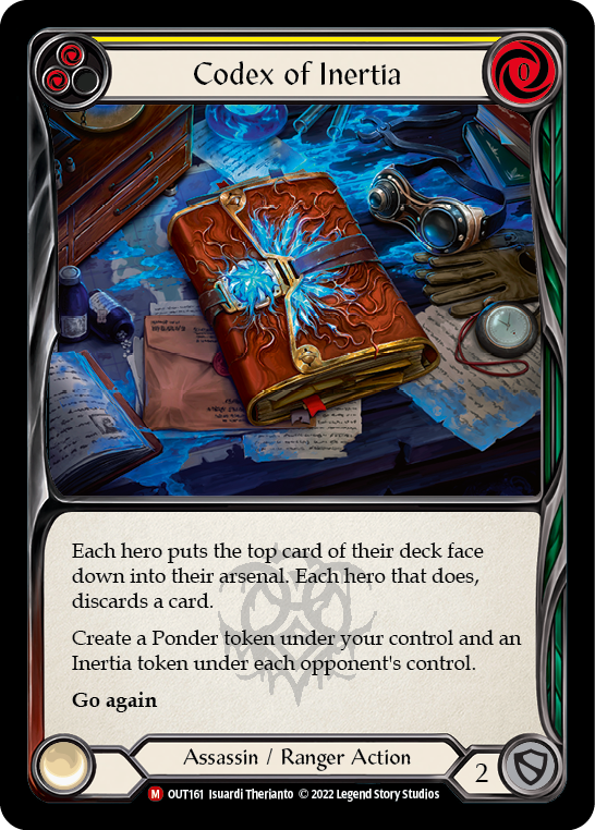 Codex of Inertia [OUT161] (Outsiders) | Webway Games
