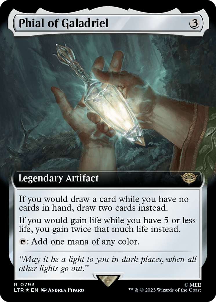 Phial of Galadriel (Extended Art) (Surge Foil) [The Lord of the Rings: Tales of Middle-Earth] | Webway Games