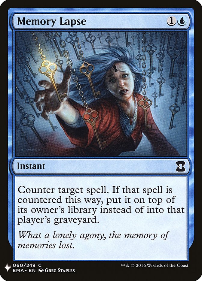 Memory Lapse [Mystery Booster] | Webway Games