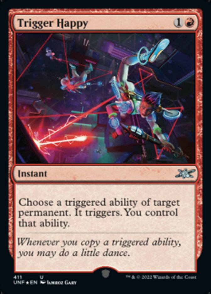 Trigger Happy (Galaxy Foil) [Unfinity] | Webway Games