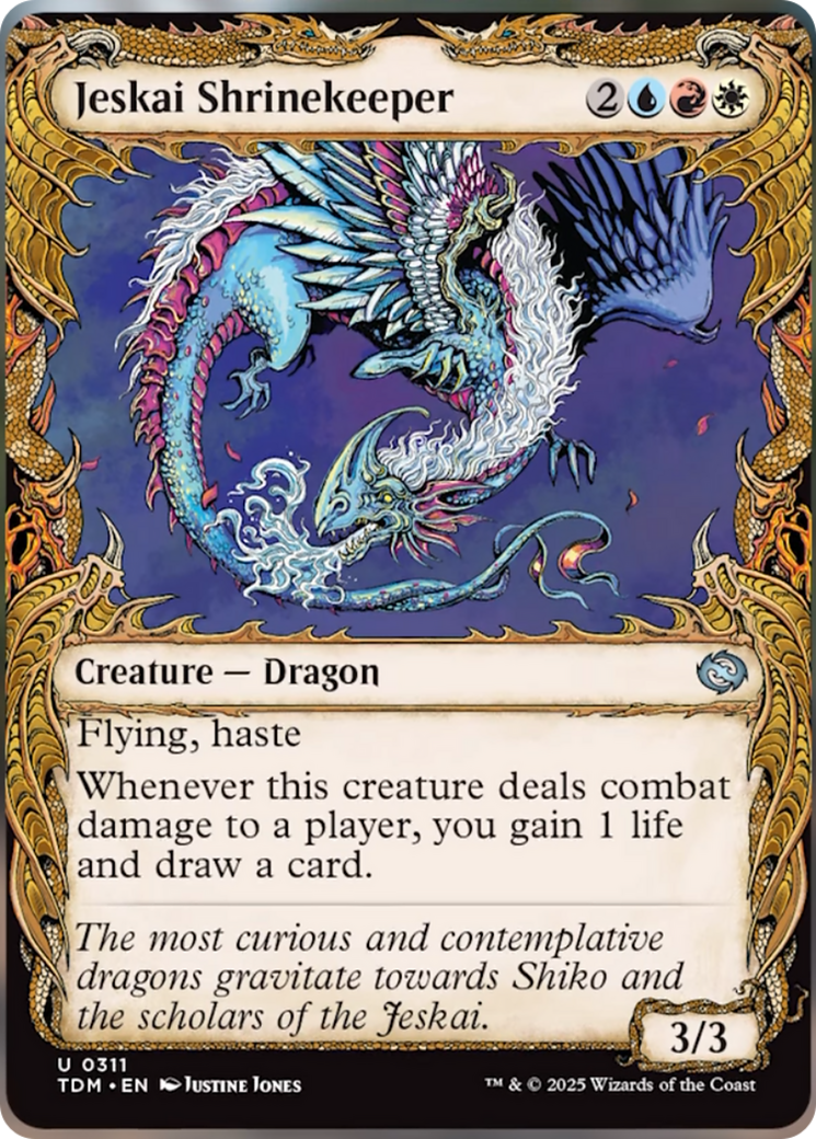 Jeskai Shrinekeeper (Showcase) [Tarkir: Dragonstorm] | Webway Games