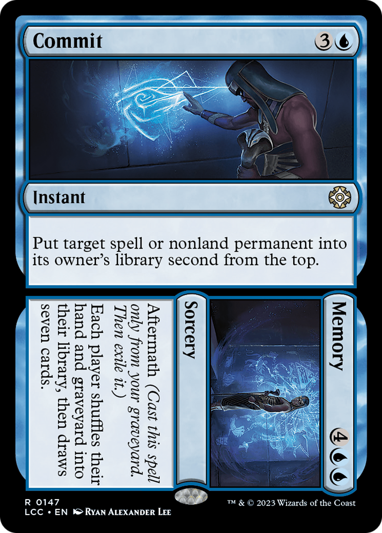 Commit // Memory [The Lost Caverns of Ixalan Commander] | Webway Games