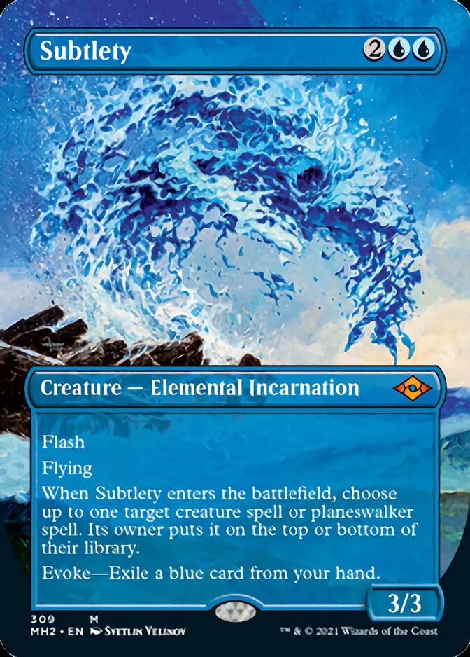 Subtlety (Borderless Alternate Art) [Modern Horizons 2] | Webway Games