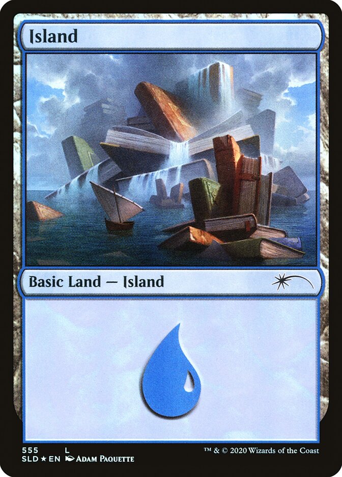 Island (Well Read) (555) [Secret Lair Drop Promos] | Webway Games