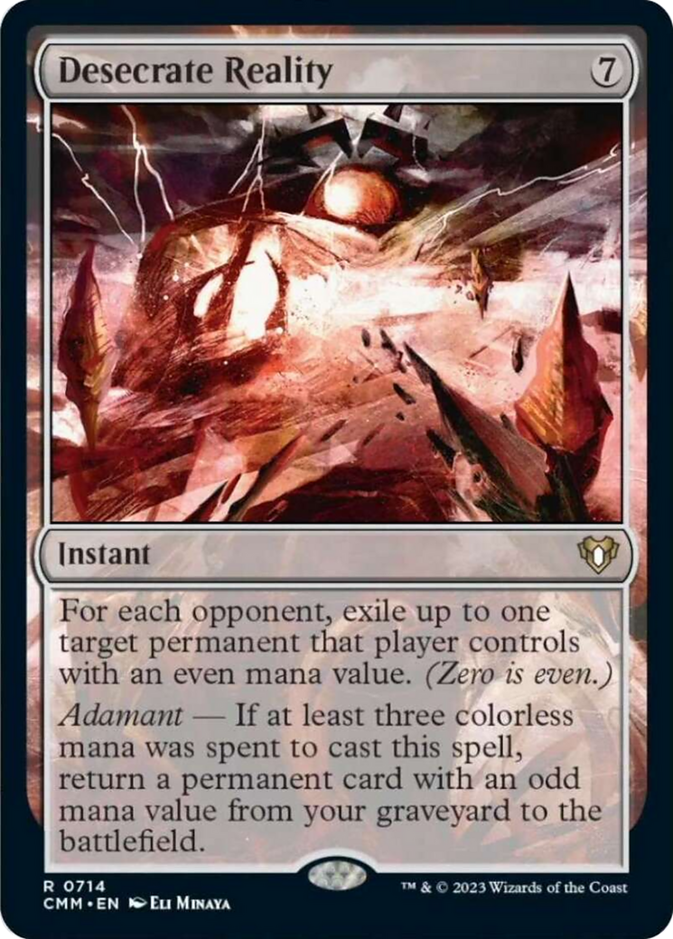 Desecrate Reality [Commander Masters] | Webway Games