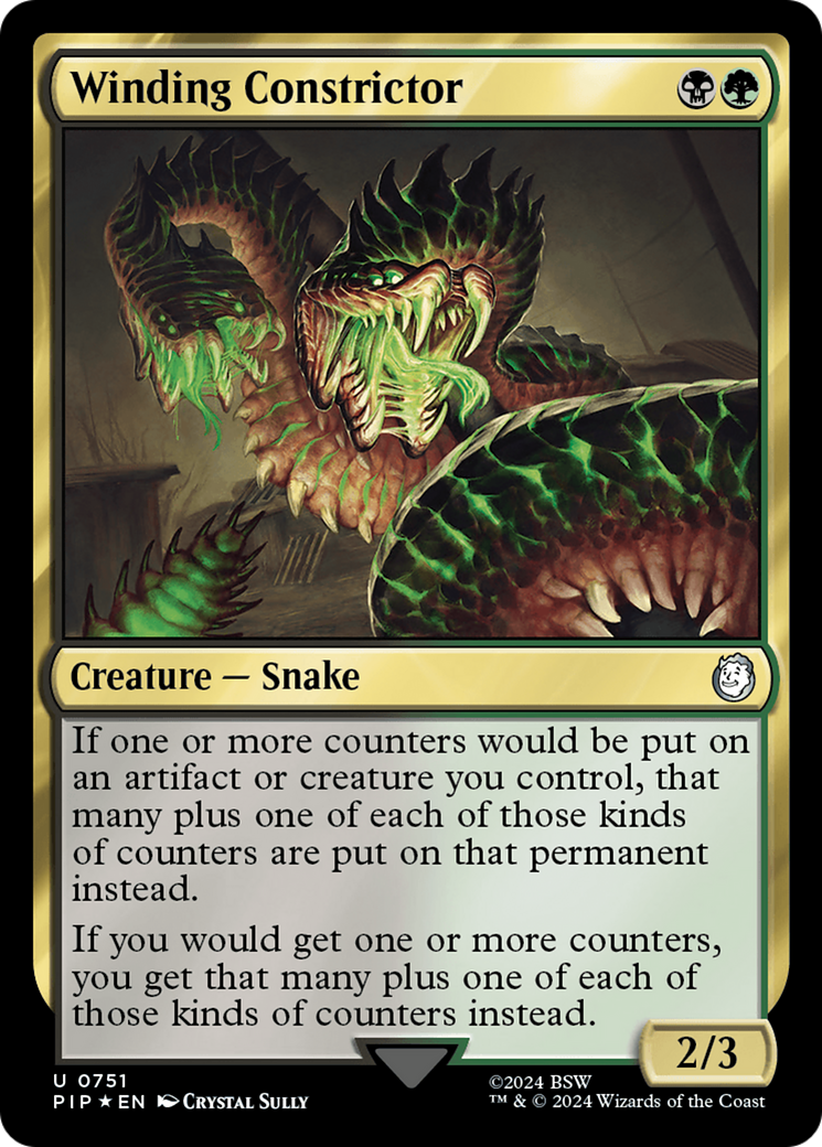 Winding Constrictor (Surge Foil) [Fallout] | Webway Games