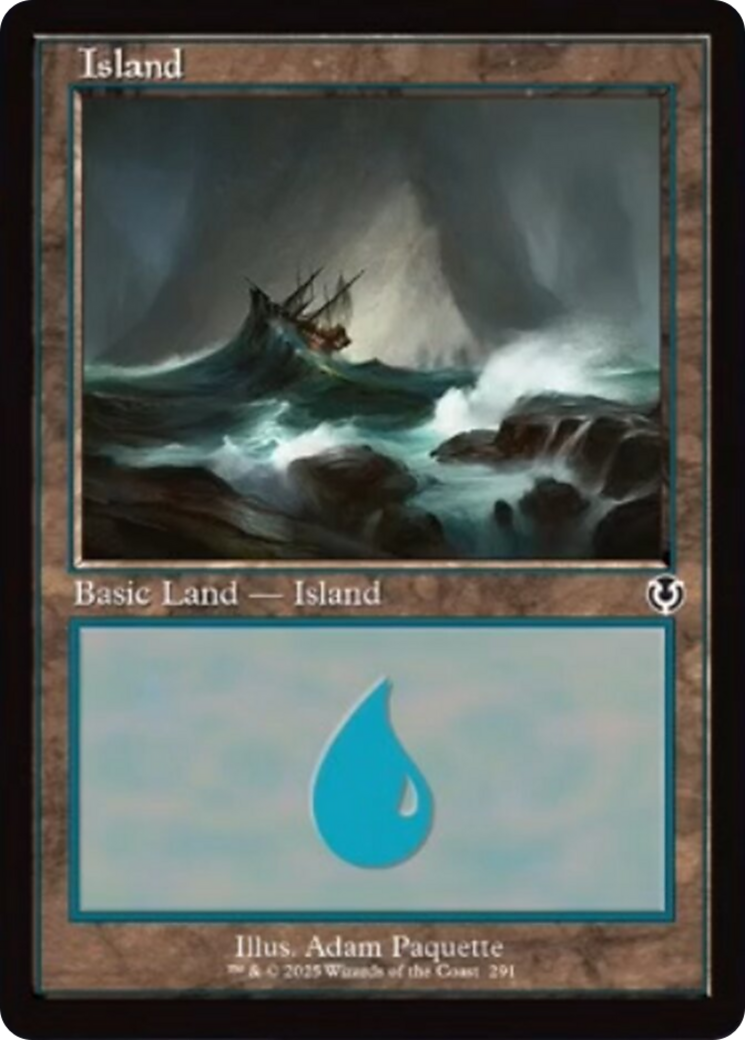 Island (291) (Retro Frame) [Innistrad Remastered] | Webway Games
