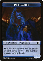 Zombie // Dog Illusion Double-Sided Token [Dungeons & Dragons: Adventures in the Forgotten Realms Tokens] | Webway Games