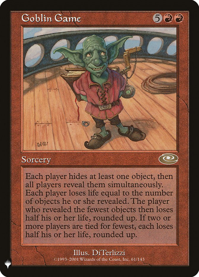 Goblin Game [The List] | Webway Games