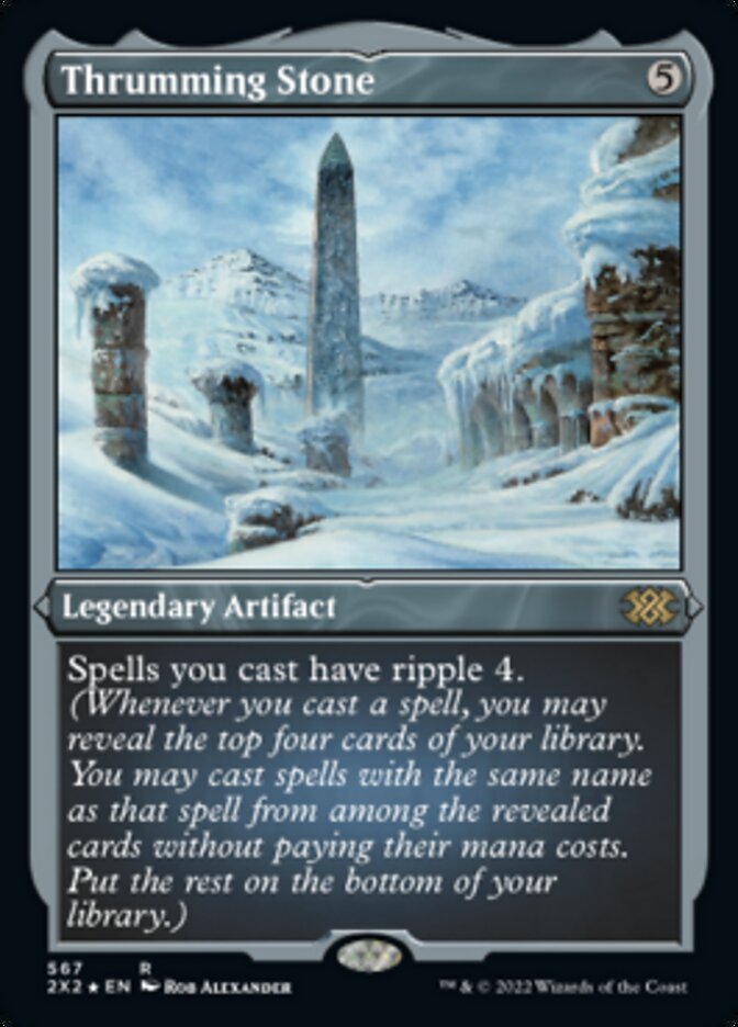 Thrumming Stone (Foil Etched) [Double Masters 2022] | Webway Games