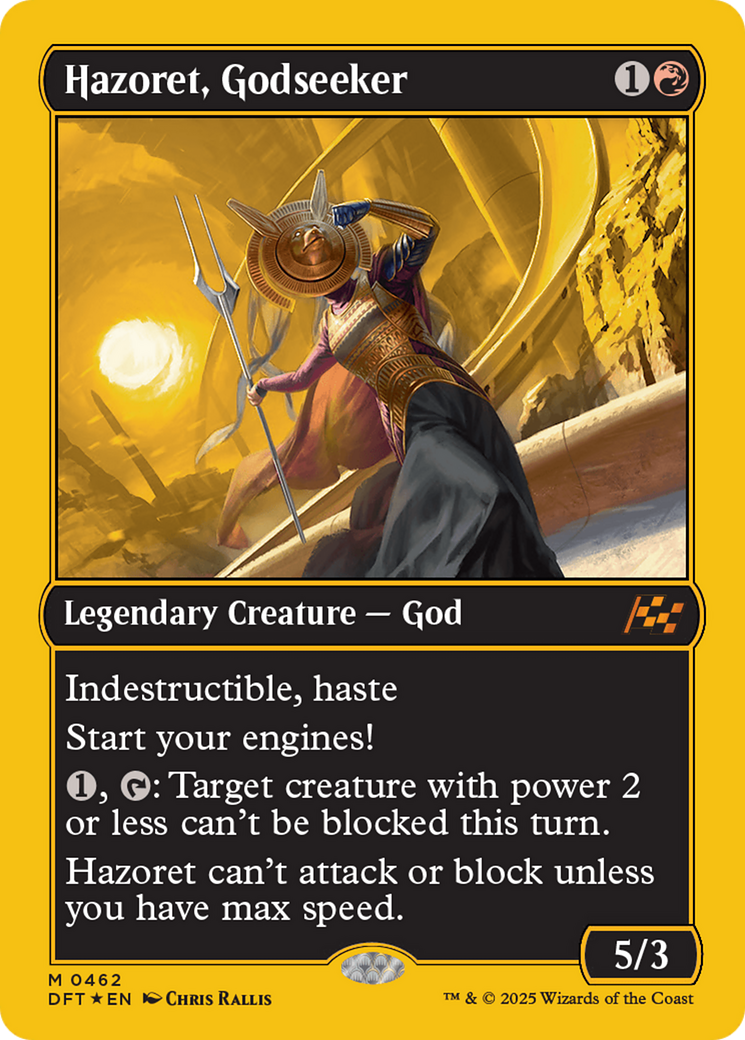 Hazoret, Godseeker (First-Place Foil) [Aetherdrift] | Webway Games