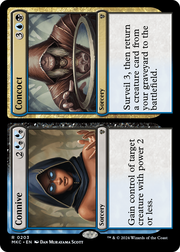 Connive // Concoct [Murders at Karlov Manor Commander] | Webway Games