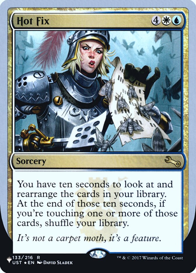 Hot Fix (Unfinity Foil Edition) [The List] | Webway Games