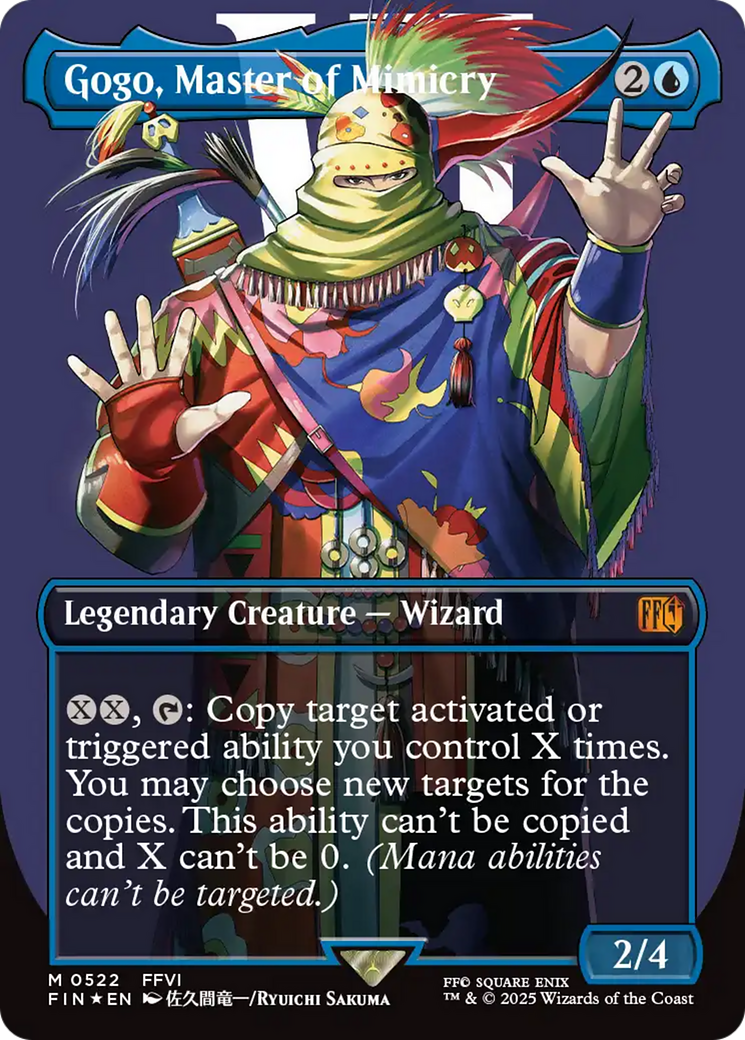 Gogo, Master of Mimicry (Borderless) (Surge Foil) [FINAL FANTASY] | Webway Games