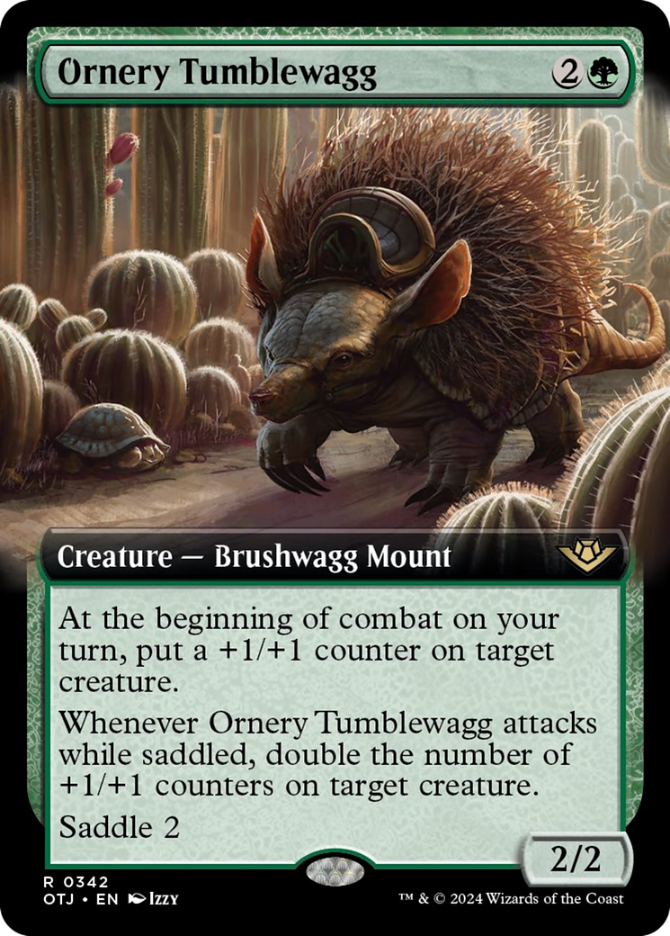 Ornery Tumblewagg (Extended Art) [Outlaws of Thunder Junction] | Webway Games