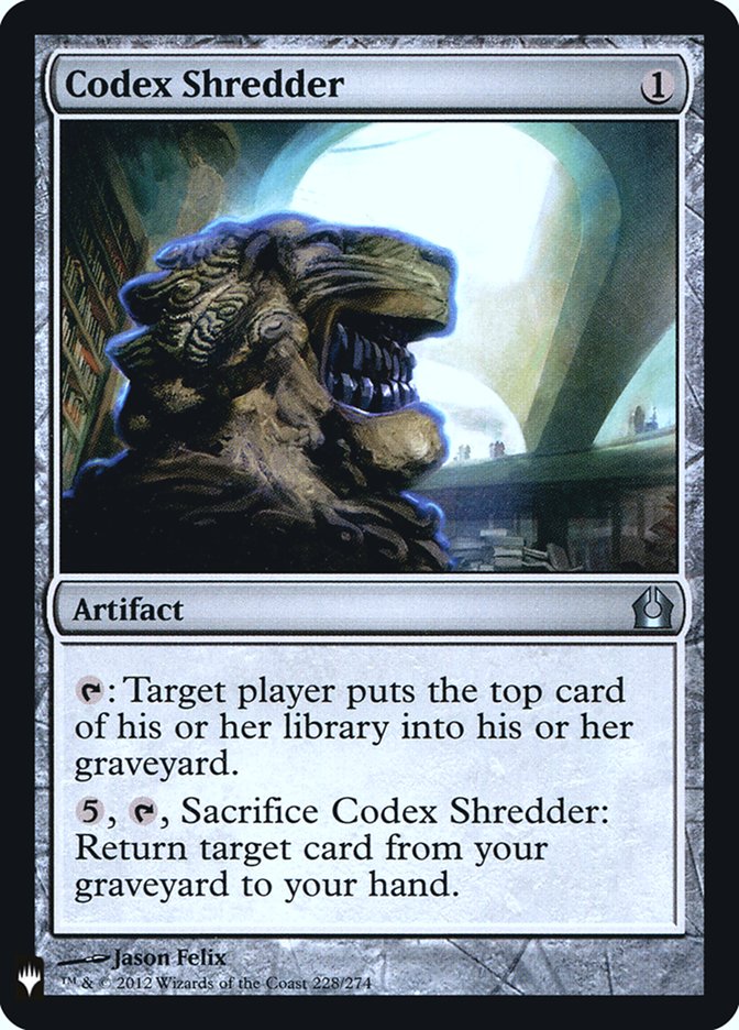 Codex Shredder [Mystery Booster] | Webway Games