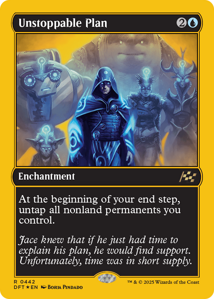 Unstoppable Plan (First-Place Foil) [Aetherdrift] | Webway Games