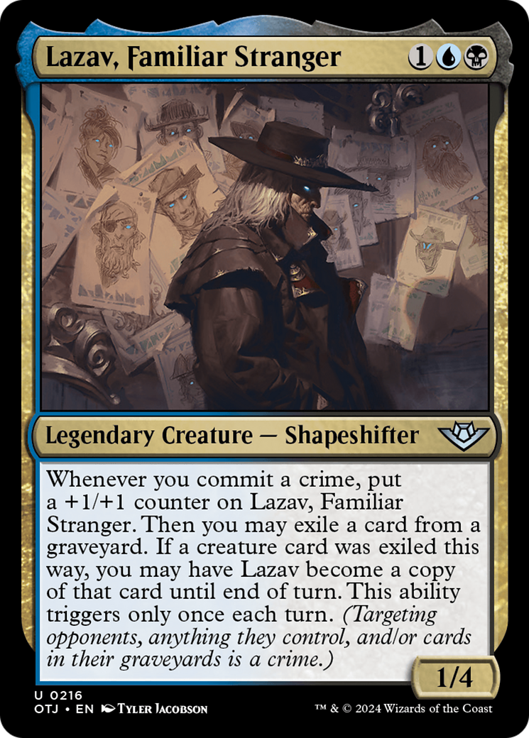 Lazav, Familiar Stranger [Outlaws of Thunder Junction] | Webway Games