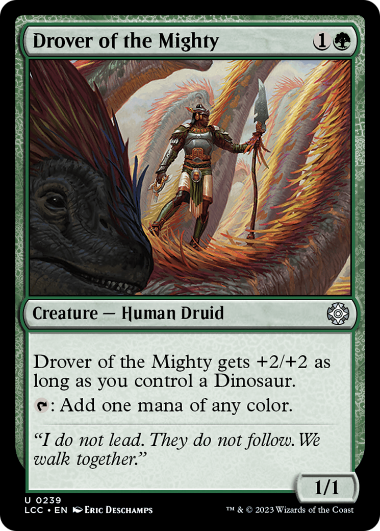 Drover of the Mighty [The Lost Caverns of Ixalan Commander] | Webway Games