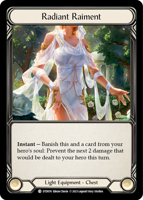 Radiant Raiment [DTD076] (Dusk Till Dawn)  Cold Foil | Webway Games