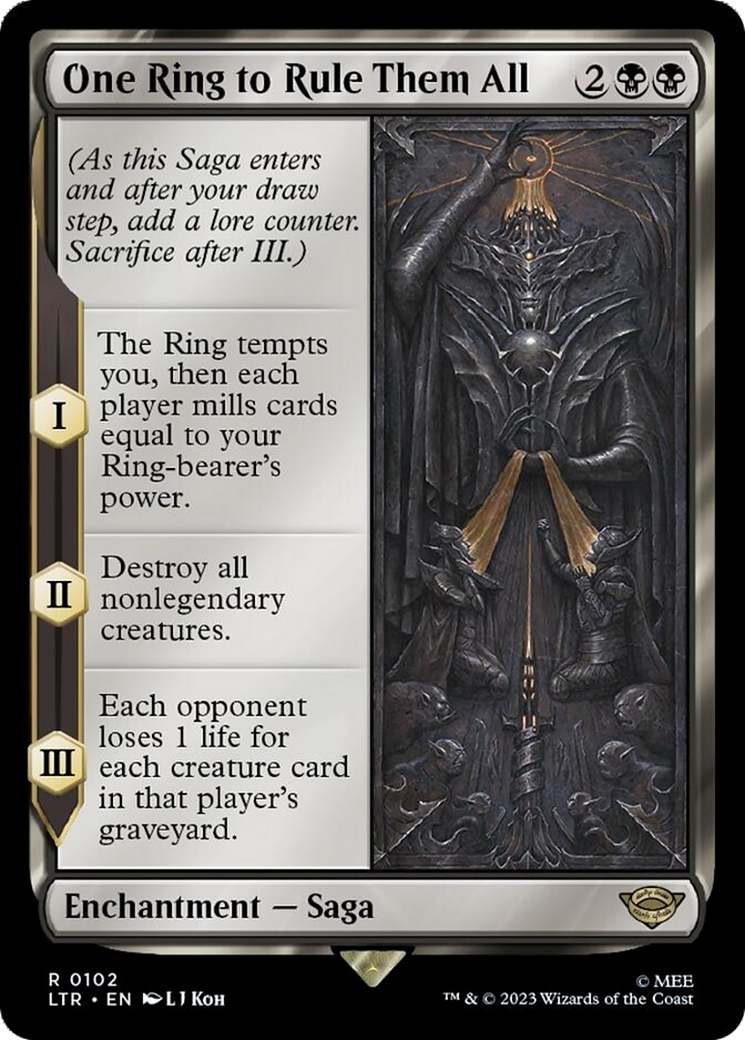One Ring to Rule Them All [The Lord of the Rings: Tales of Middle-Earth] | Webway Games