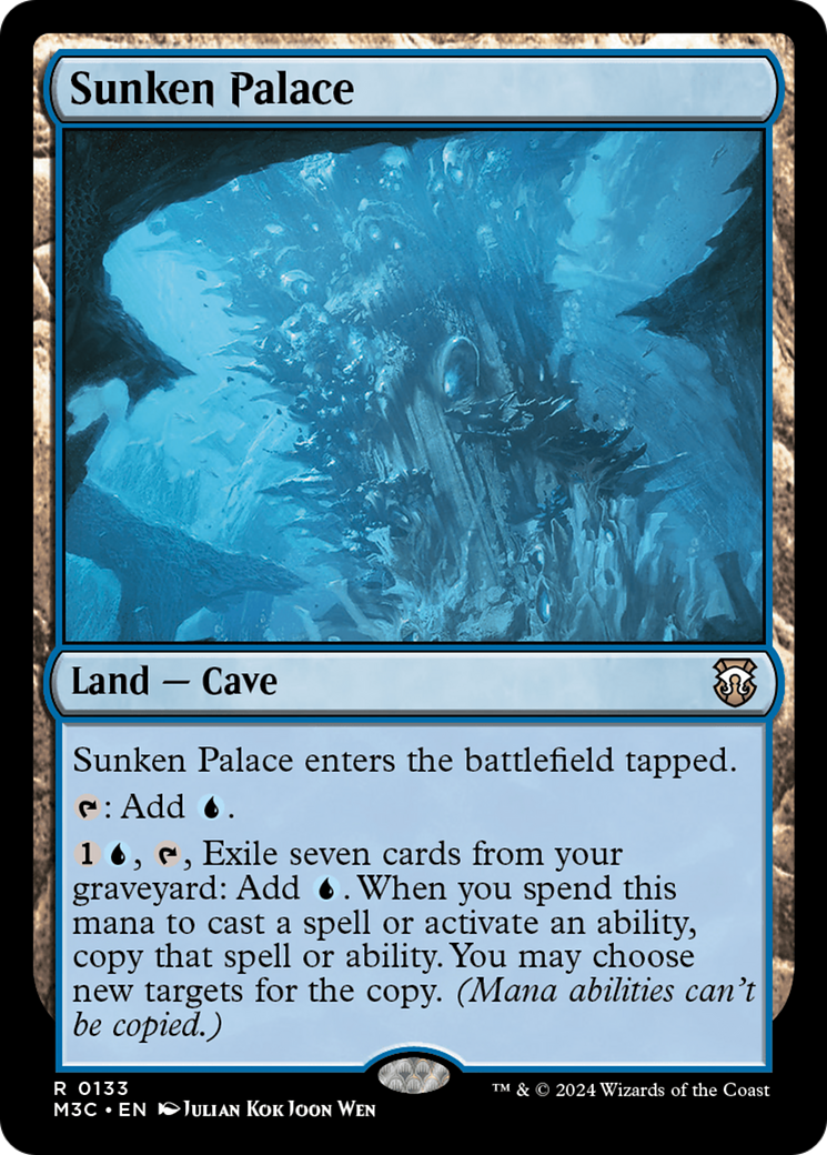 Sunken Palace (Extended Art) (Ripple Foil) [Modern Horizons 3 Commander] | Webway Games