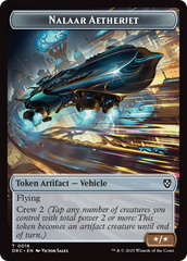 Nalaar Aetherjet // Treasure Double-Sided Token [Aetherdrift Tokens] | Webway Games