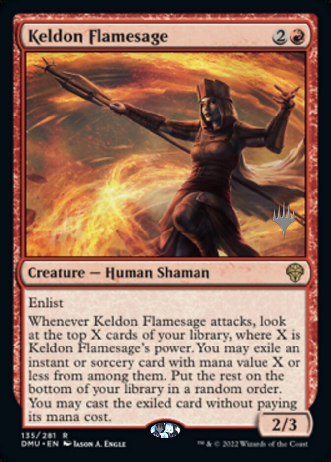 Keldon Flamesage (Promo Pack) [Dominaria United Promos] | Webway Games