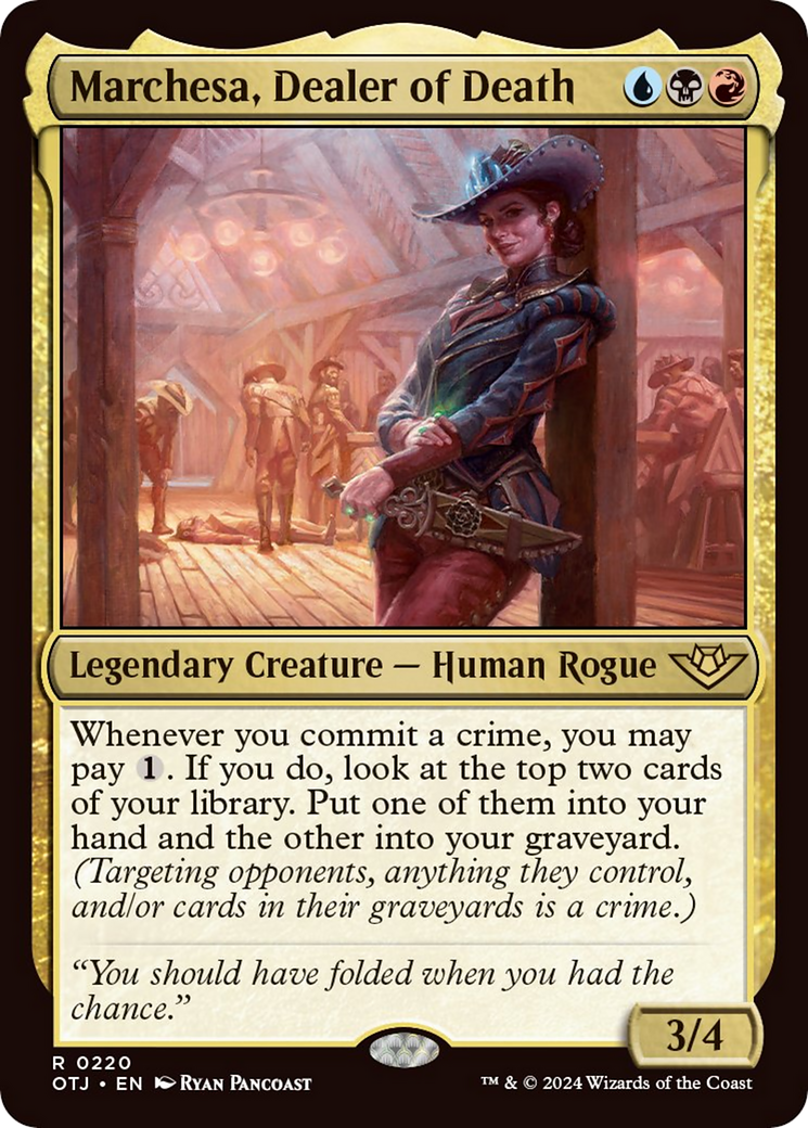 Marchesa, Dealer of Death [Outlaws of Thunder Junction] | Webway Games