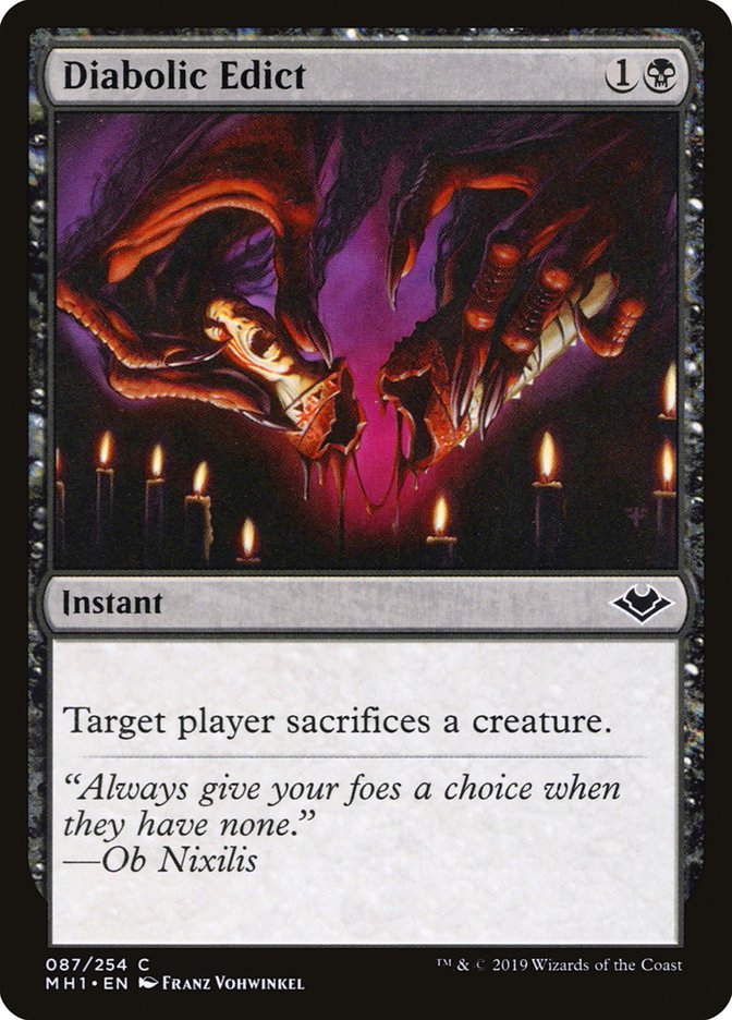 Diabolic Edict [Modern Horizons] | Webway Games