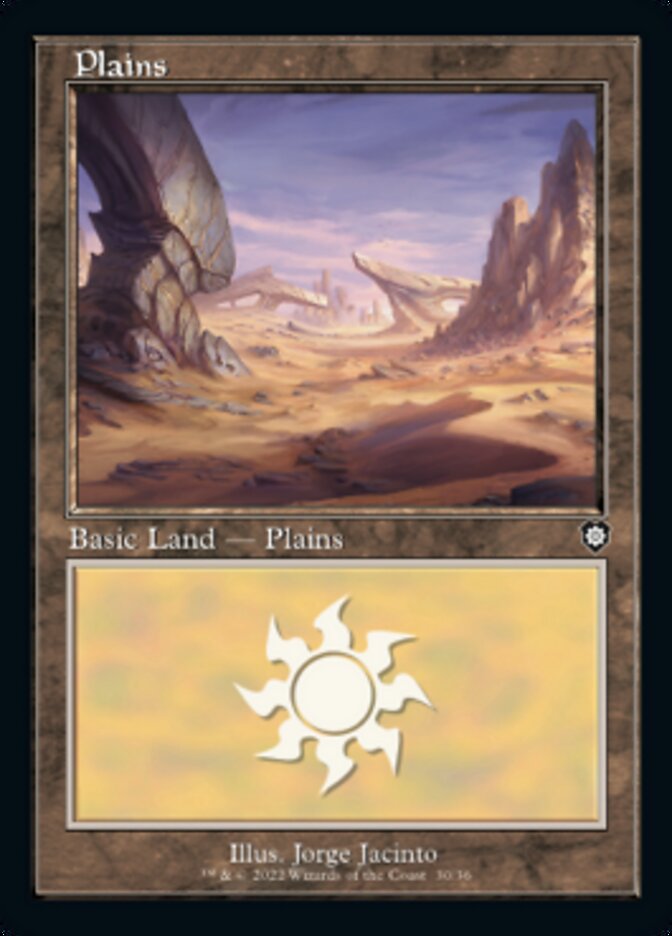 Plains (030) (Retro) [The Brothers' War Commander] | Webway Games