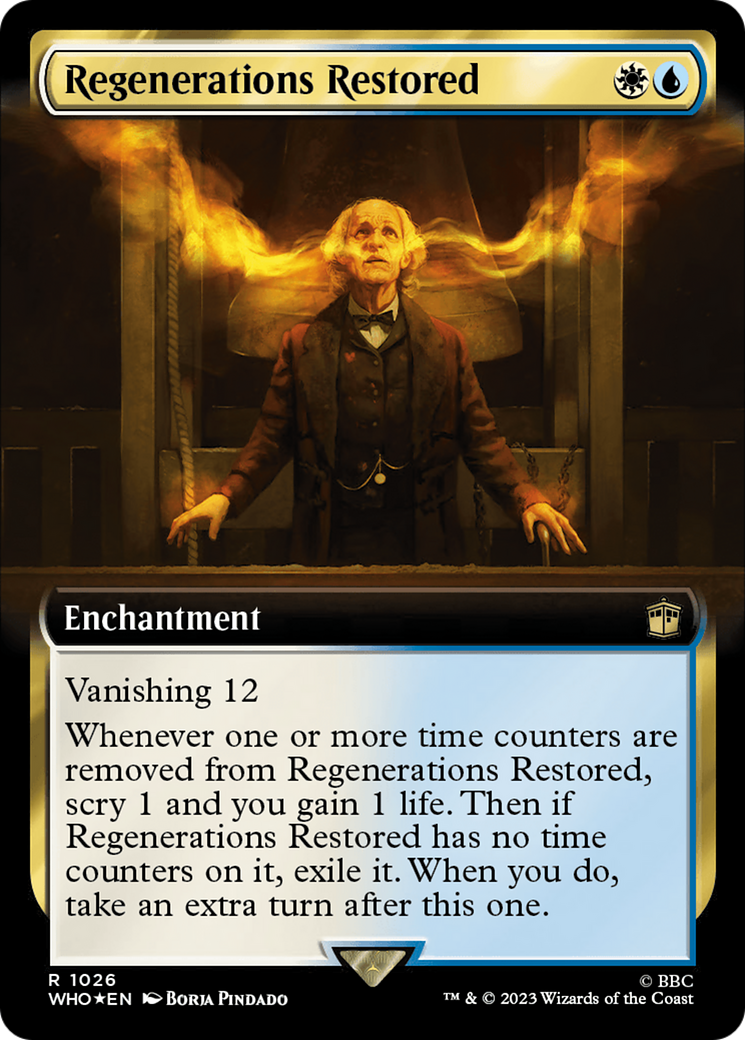 Regenerations Restored (Extended Art) (Surge Foil) [Doctor Who] | Webway Games