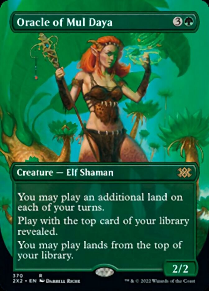 Oracle of Mul Daya (Borderless Alternate Art) [Double Masters 2022] | Webway Games