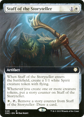 Staff of the Storyteller (Extended Art) [Phyrexia: All Will Be One Commander] | Webway Games