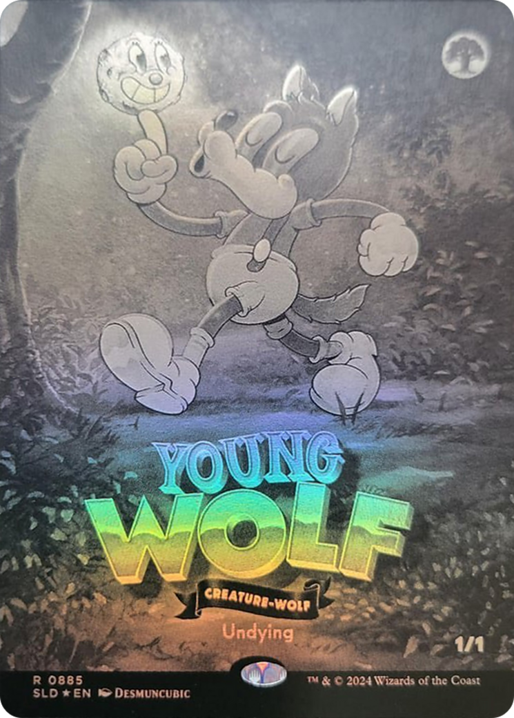 Young Wolf (Black & White Foil) [Secret Lair Drop Series] | Webway Games