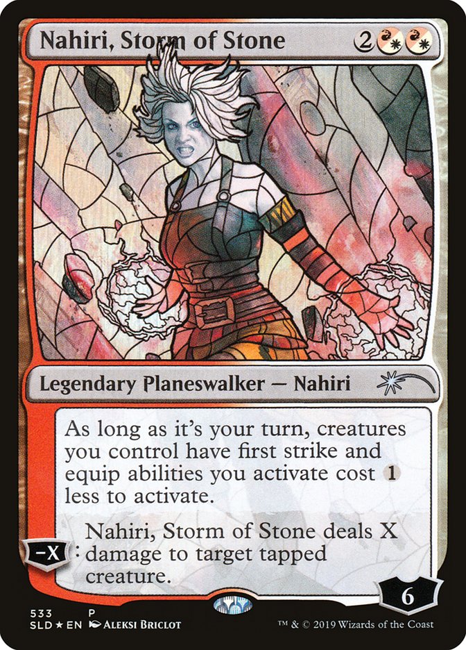 Nahiri, Storm of Stone (Stained Glass) [Secret Lair Drop Promos] | Webway Games