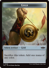 Elemental (0016) // Gold Double-Sided Token [Tarkir: Dragonstorm Commander Tokens] | Webway Games