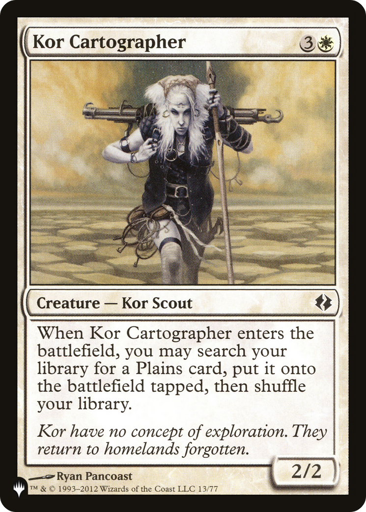 Kor Cartographer [The List] | Webway Games
