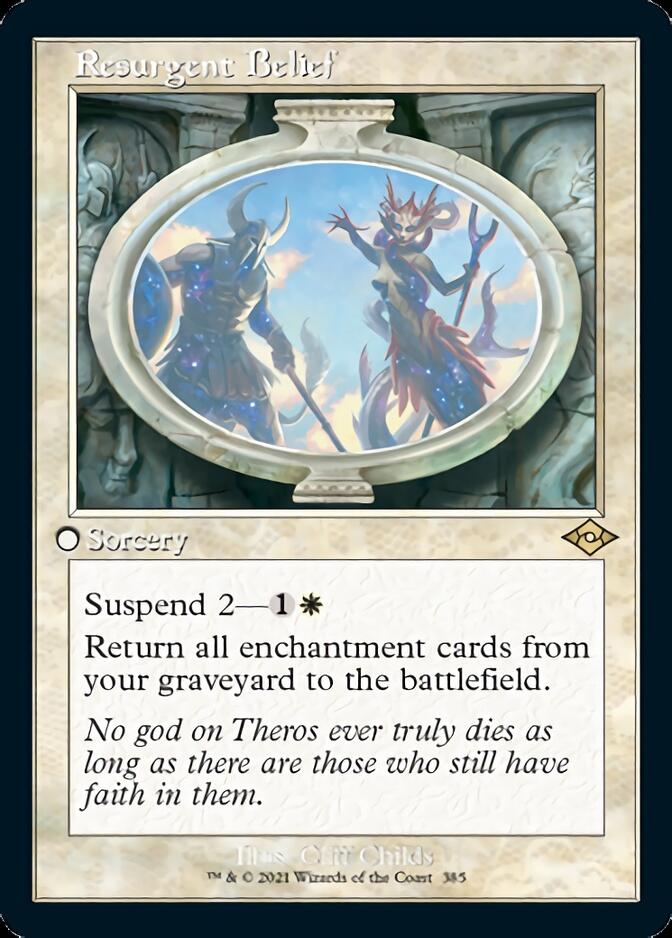 Resurgent Belief (Retro Foil Etched) [Modern Horizons 2] | Webway Games