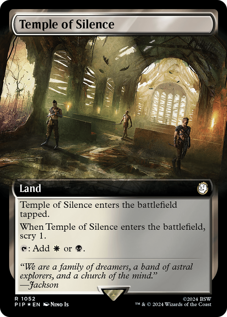 Temple of Silence (Extended Art) (Surge Foil) [Fallout] | Webway Games