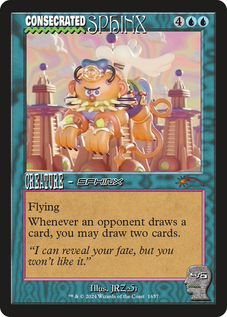 Consecrated Sphinx (1657) (Rainbow Foil) [Secret Lair Drop Series] | Webway Games