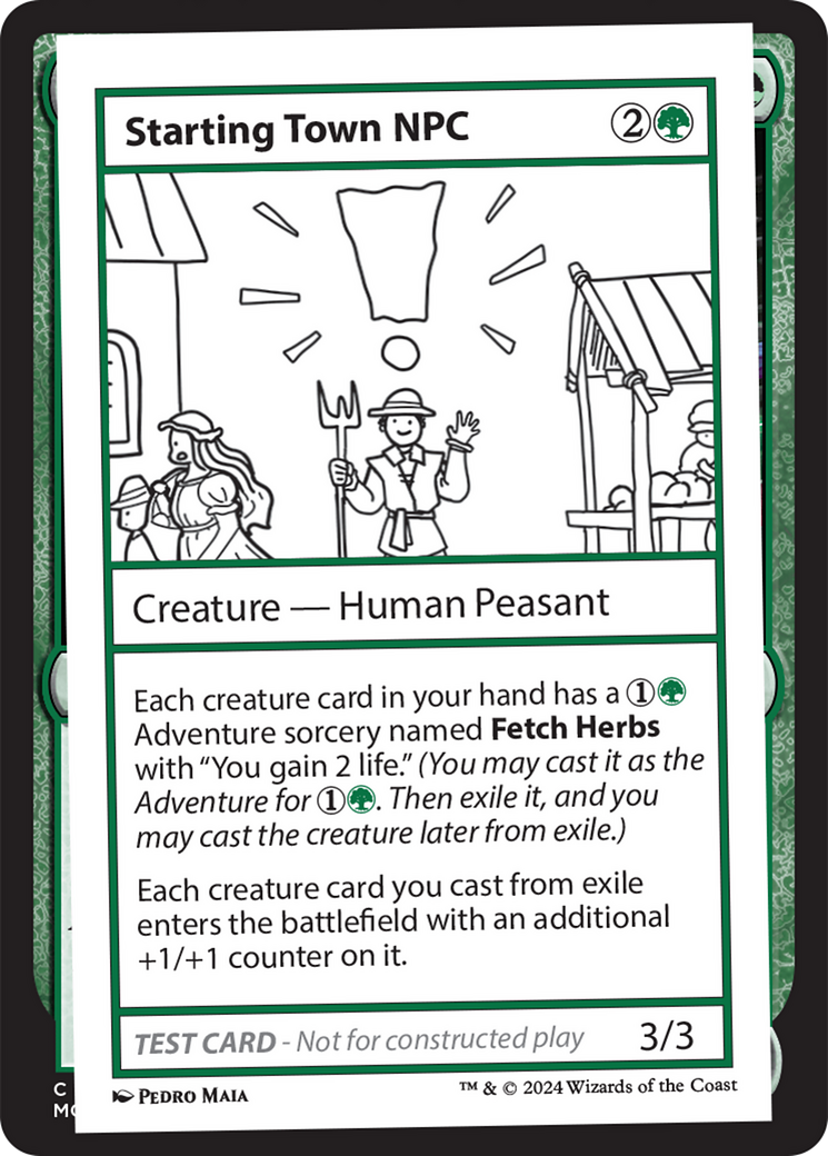 Starting Town NPC [Mystery Booster 2 Playtest Cards] | Webway Games