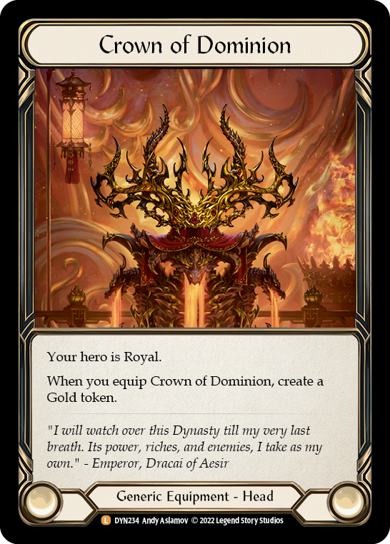 Crown of Dominion [DYN234] (Dynasty)  Rainbow Foil | Webway Games
