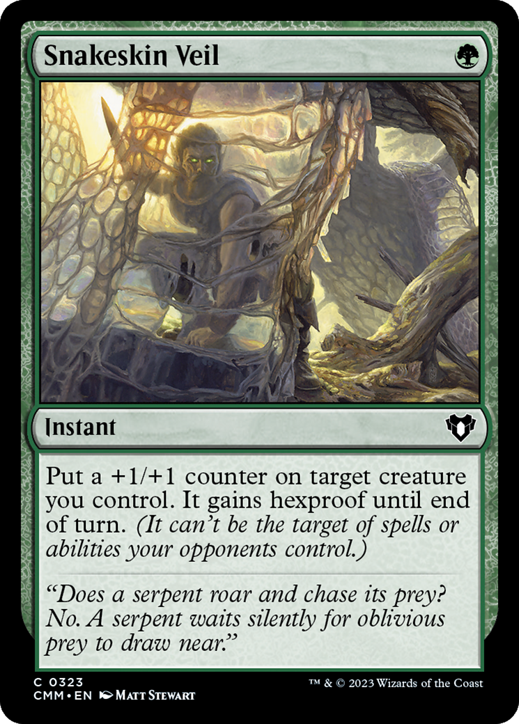 Snakeskin Veil [Commander Masters] | Webway Games