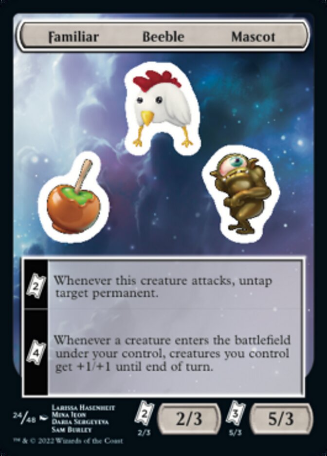 Familiar Beeble Mascot [Unfinity Stickers] | Webway Games
